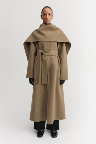 ALMADA LABEL - Pre-Order Mara Double Coat - Tan