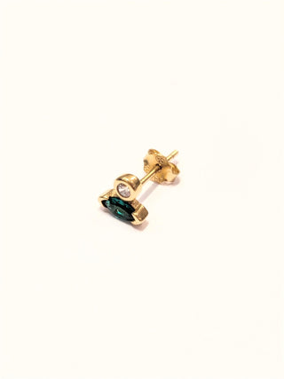 Rose Marie Paris - Stud Goutte Green - Gold