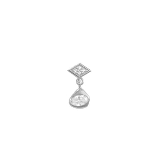 STINE A - Miss Queen Earring W/Harlekin - Silver