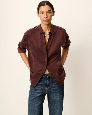 SESSÙN - Lady D Shirt - Moka