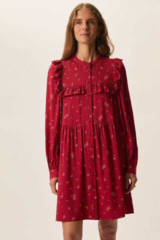 DES PETITS HAUTS - Egina Dress - Cherry