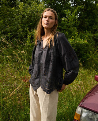 SISSEL EDELBO - Mila Top - Almost Black