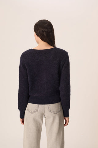 DES PETITS HAUTS - Cumin Cardigan - Marine