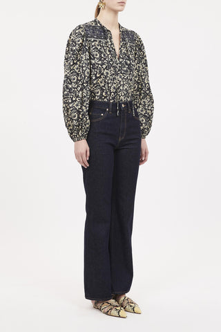 ULLA JOHNSON - Tillie Blouse - Raven