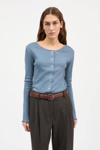 SKALL - Edie Cardigan - Faded Blue
