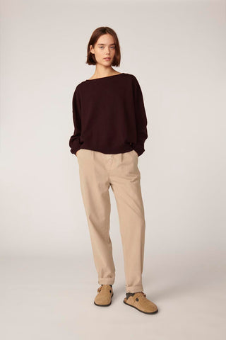 DES PETITS HAUTS - Aragone Sweater - Coffee