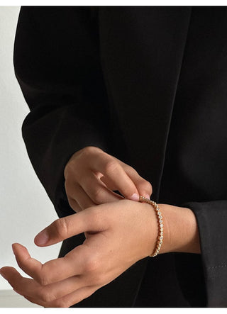 Pico Copenhagen - Elva Crystal Bracelet - Gold