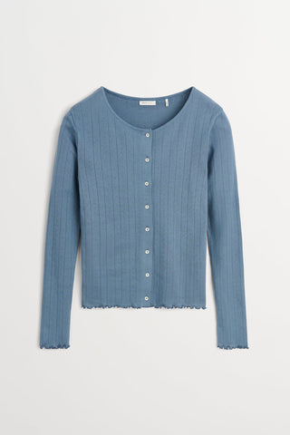 SKALL - Edie Cardigan - Faded Blue