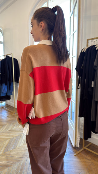 XIRENA - Braxton Sweater - Red Stripe