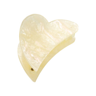 Pico Copenhagen - Grande Heart Claw - Yellow Glitter