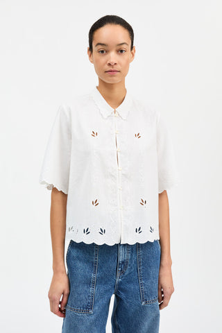 SKALL - Fleurie Shirt - Optic White