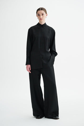 MKDT STUDIO - Sebastiana Matte Silk Twill - Black