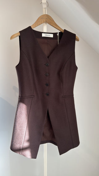 SKALL - Erin Waistcoat - Dark Brown
