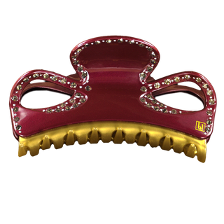 BON DEP - EMILIA GOLD CLAW LUXE 9CM AUBERGINE GLOSS