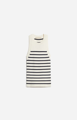 VANESSA BRUNO - Edea Top - Off White/Navy