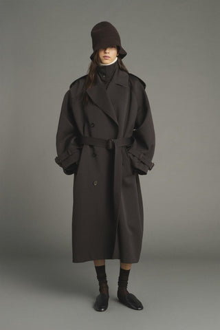 SOEUR - PRE-ORDER Lazare Coat - Ebene