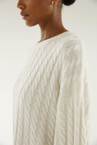 ALMADA LABEL - Noma Cable Knit Dress - Cream