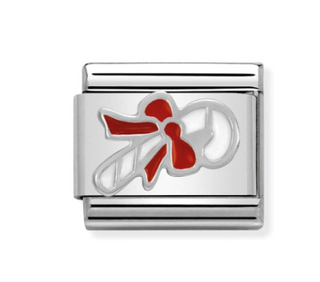 Nomination - Link SYMBOLS enamel and 925 sterling silver CANDY CANE