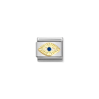 Nomination - Link SYMBOLS 18k gold Diamond-coated God Eye