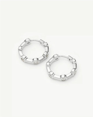 MISSOMA - Lucy Williams Tennis Small Hoop - Silver