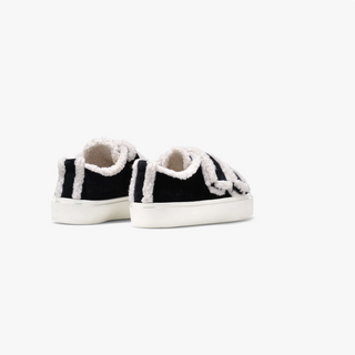 INUIKII - Shearling Low Velcro - Black