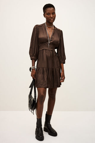 BA&SH - Cyriala Dress - Chocolat