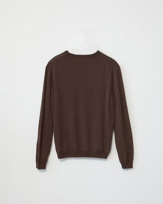 AF Agger - Merino Knit Crew Neck - Brown