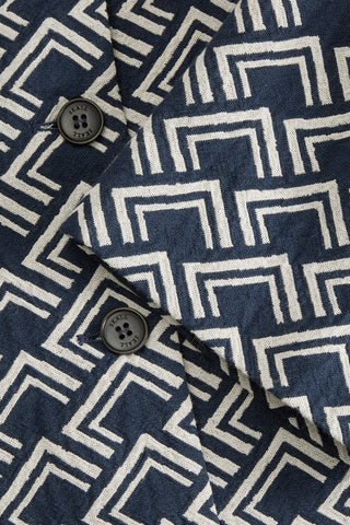 SKALL - Hill Blouse - Navy/Beige