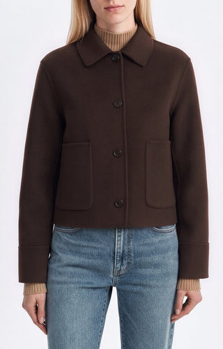 VANESSA BRUNO - Henri Jacket - Chocolate