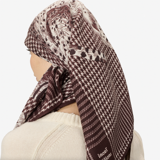 INOUI - Square Jorgen Houndstooth 100 - Brown