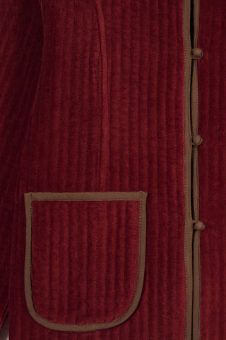 MARIA DE LA ORDEN - Fittonia Jacket - Cabernet