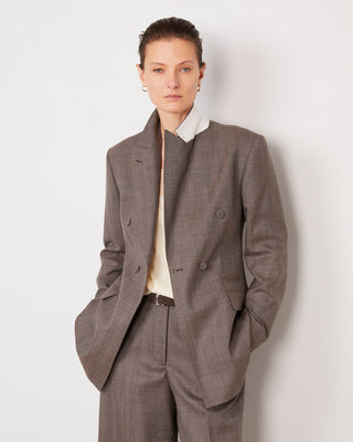 Officine Générale - Leor Blazer - Coffee/Cream