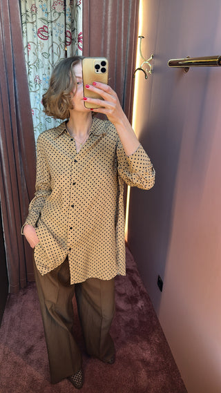 Officine Générale - Elzi Shirt - Britishkhaki/Black