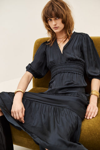 BA&SH - Cleli Dress - Encre
