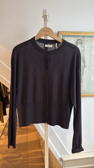 SKALL - PRE-ORDER Amara Cardigan - Dark Brown
