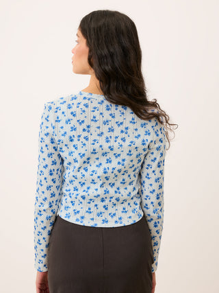 Rouje - Isha Cardigan - Bleu