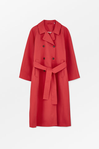 SKALL - Spring Coat - Clear Red