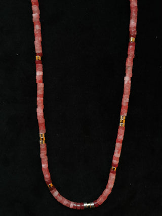 ISABEL MARANT JEWELRY - Stone Pearl Necklace - Pink