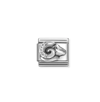 Nomination - Link ZODIAC zirc and 925 sterling silver ARIES