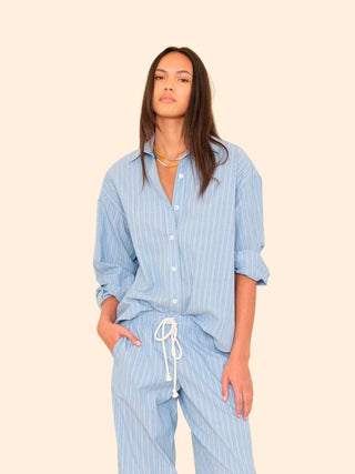 XIRENA - Hayvan Shirt - Chambray Teal