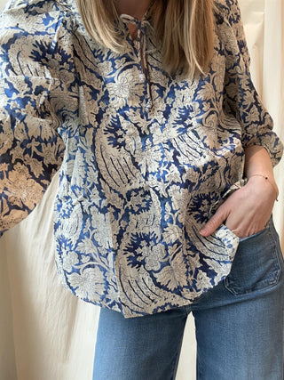 ULLA JOHNSON - Brea Blouse - Ciel