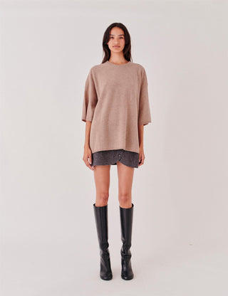 The Garment - Como Oversized Tee - Truffle