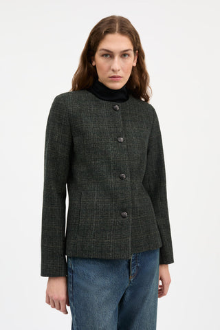 SKALL - Mabel Jacket - Green Check Structure