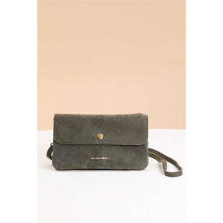 MAISON FANLI - Line Pouch - Daim Kaki