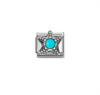 Nomination - Link SYMBOLS os stone 925 sterling silver TURQUOISE STARFISH