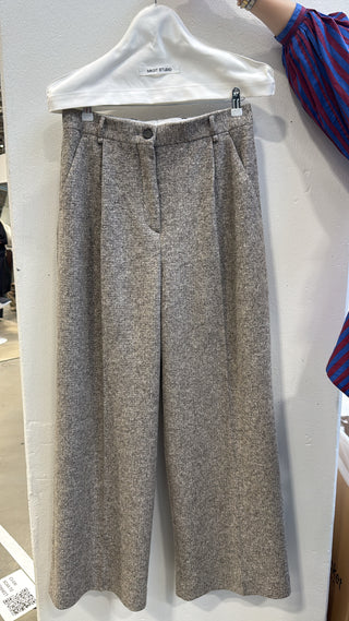 MKDT STUDIO - Pirka Wool Pant - Mink Melange
