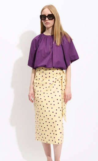 BELLEPIECE - Carmela Blouse - Purple