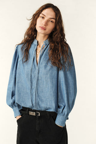 BA&SH - Kula Blouse - Light Blue