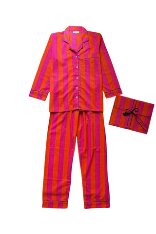 CURIOSITY LAB - Pyjamas Stripes - Rouge