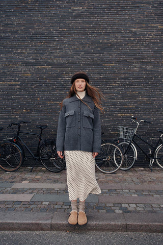 DES PETITS HAUTS - Yelani Skirt - Pois Jacquard